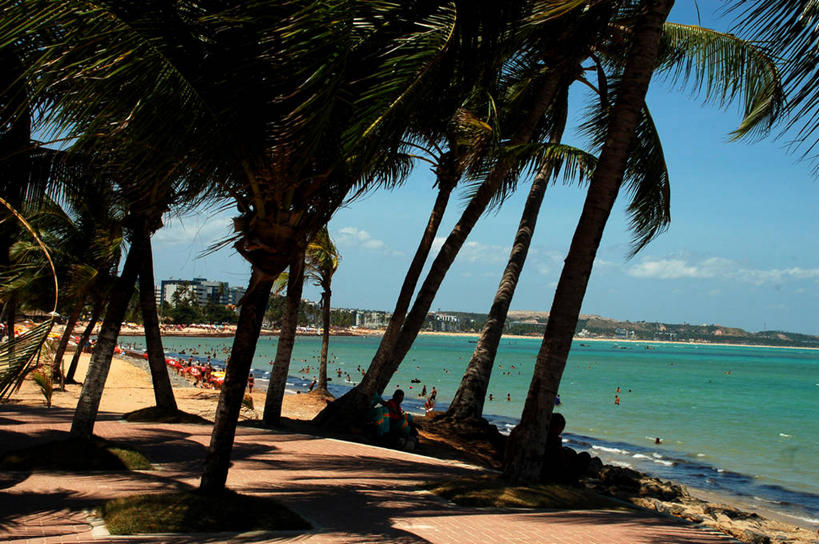 横图,室外,白天,旅游,度假,海洋,美景,水,城市,棕榈树,巴西,阴影,景观,云,风景,天空,自然,景色,南美,放松,摄影,宁静,环境,自然风光,阿拉戈斯,马塞约,海滩,休闲活动,彩图,旅行