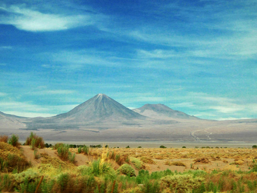 无人,横图,室外,白天,火山,美景,山脉,智利,地形,景观,风景,自然,景色,摄影,宁静,自然风光,积雨云,卷云,活火山,彩图