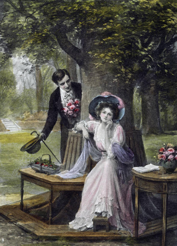 两个人,公园,站,坐,竖图,插画,室外,白天,旅游,度假,数码,科技,美景,帽子,纸牌,椅子,撑,阴影,正装,网络,长椅,景观,高光,几何,计算机图形,古典,浪漫,合成,图画,拿着,托腮,娱乐,画,花,树,自然,花束,托,享受,休闲,思考,景色,放松,宁静,惊奇,怀旧,电脑合成图,数码合成图,隐藏,高雅,合成图,自然风光,托下巴,记忆,等,漫画,写实,具体,具象,美术工艺,男性,女性,彩图,爱,欢乐,白日梦