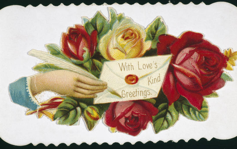 成年人,一个人,横图,插画,白色背景,通讯,数码,科技,玫瑰,叶子,仅一个女性,阴影,网络,文字,信封,贺卡,明信片,高光,几何,计算机图形,古典,浪漫,合成,图像,图画,拿着,画,英文字母,宁静,手写,怀旧,电脑合成图,数码合成图,合成图,记忆,消息,漫画,写实,具体,具象,信函,美术工艺,彩图,影棚拍摄,爱