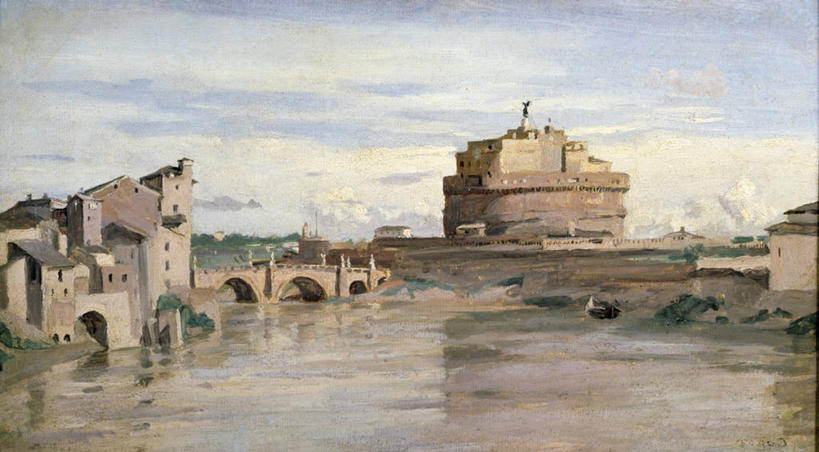 无人,横图,插画,室外,白天,绘画,数码,科技,建筑,油画,阴影,艺术,反射,网络,城堡,流水,云,拱门,桥,首都,高光,几何,计算机图形,古典,合成,图画,历史,文化,拱桥,画,工艺品,品味,美术,电脑合成图,数码合成图,高雅,合成图,漫画,意大利文化,写实,具体,具象,美学,台伯河,美术工艺,彩图,过去