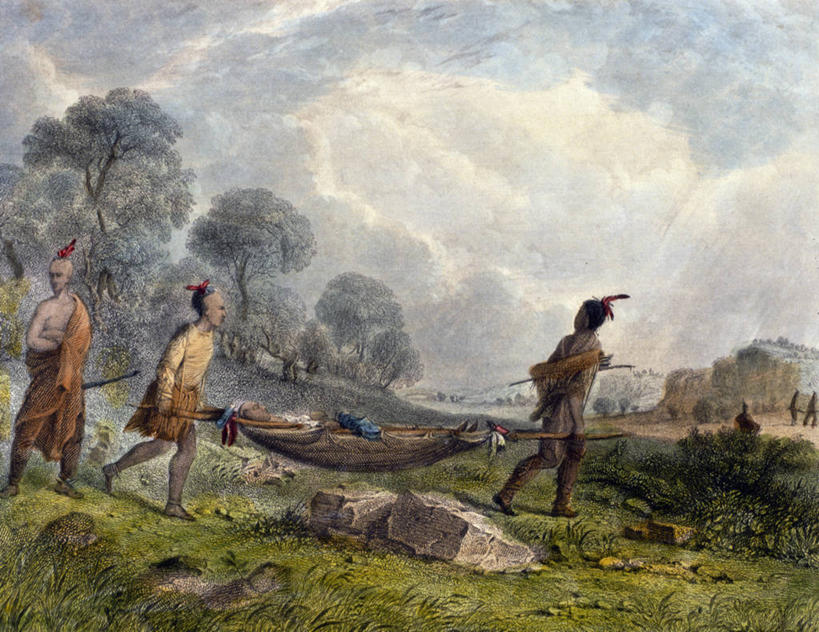 西方人,成年人,四个人,横图,插画,室外,数码,科技,欧洲,欧洲人,阴影,网络,高光,几何,计算机图形,合成,图画,画,树,运输,电脑合成图,数码合成图,担架,合成图,运送,漫画,美国文化,写实,具体,具象,美术工艺,白种人,岩石,步行,彩图,传统服装,传统文化