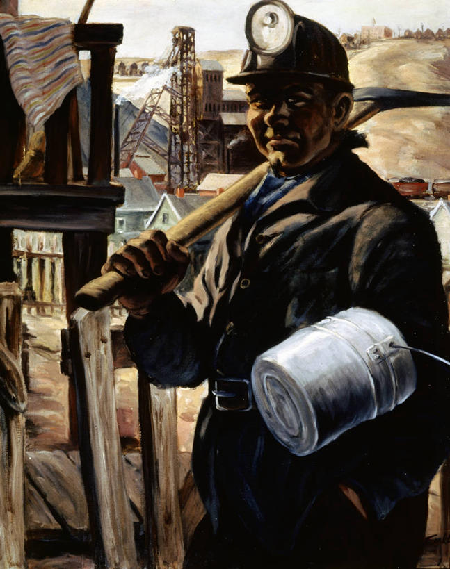 成年人,一个人,站,竖图,插画,室外,白天,绘画,采矿业,数码,科技,仅一个男性,阴影,艺术,网络,头饰,高光,几何,计算机图形,古典,合成,图画,拿着,文化,画,安全帽,工艺品,品味,力量,矿产,美术,电脑合成图,数码合成图,高雅,合成图,矿物,肖像,漫画,鹤嘴斧,矿工,写实,具体,具象,美学,美术工艺,半身,彩图