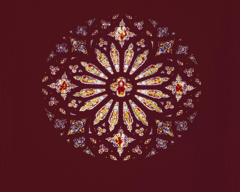 无人,横图,室内,白天,重复,窗户,玫瑰,对称,丰富,圆形,历史,摄影,宗教,多样,基督教,彩色玻璃,圣人,式样,美术工艺,彩图,大教堂,圣约翰