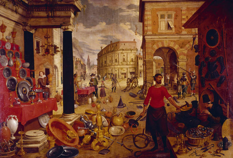 成年人,一个人,铁匠,商店,站,横图,黑白,插画,室外,白天,正面,民族服装,建筑业,车间,数码,科技,城市,建筑,许多,阴影,网络,很多,高光,几何,计算机图形,合成,图画,拿着,历史,商铺,画,电脑合成图,数码合成图,合成图,漫画,巴洛克风格,写实,具体,具象,市肆,商号,美术工艺,男人,锻工,传统服装,民俗服,店铺