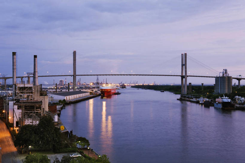 无人,码头,横图,室外,河流,日落,水,城市,港口,建筑,街道,美国,反射,河岸,云,斜拉桥,桥,联系,树,天空,黄昏,运输,摄影,照亮,北美,彩图,摆渡口,埠头,渡口,渡头,港湾,海港,货运码头,口岸,商港,查塔姆县