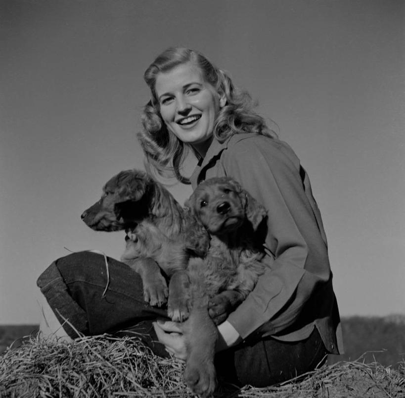 成年人,头发,一个人,坐,微笑,横图,方图,黑白,室外,白天,侧面,旅游,度假,美景,美国,仅一个年轻女性,仅一个女性,仅一个人,堆叠,景观,干草,休闲装,娱乐,自然,动物,两只,享受,休闲,金色,景色,放松,摄影,宁静,自然风光,英国小猎犬,年轻女性,女人,女性,年轻人,长发,拥抱