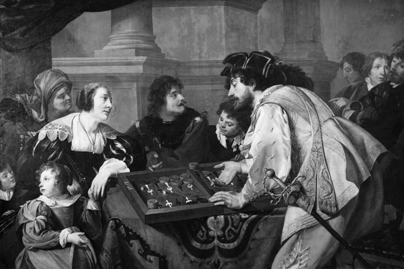 儿童,成年人,站,坐,横图,黑白,插画,室内,绘画,竞争,数码,科技,桌子,油画,弯腰,阴影,艺术,网络,柱子,许多人,高光,几何,计算机图形,古典,合成,图画,文化,画,桌布,工艺品,品味,手势,一群人,美术,电脑合成图,数码合成图,高雅,合成图,漫画,双陆棋,巴洛克风格,写实,具体,具象,美学,美术工艺,男孩,男人,女孩,女人,休闲活动,打手势