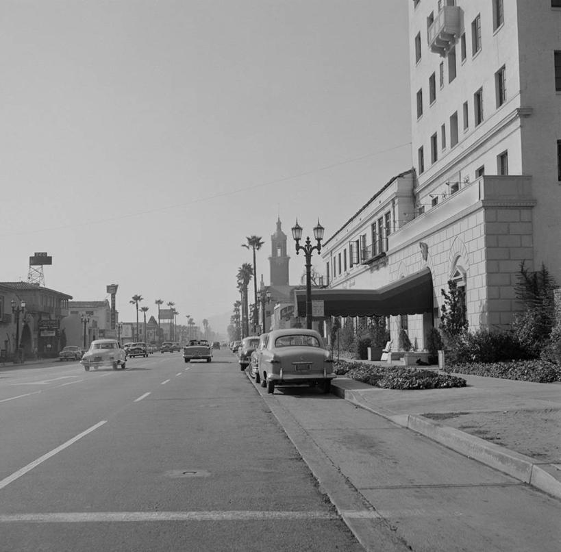无人,横图,黑白,室外,白天,城市,建筑,街道,酒店,汽车,美国,摄影,北美,高雅,北美洲,加利福尼亚,华贵,美洲,加州,好莱坞,洛杉矶,加利福尼亚州,金州,黄金州,北亚美利加洲,亚美利加洲,天使之城,日落大道,县治,洛杉矶县,美利坚合众国,洛城