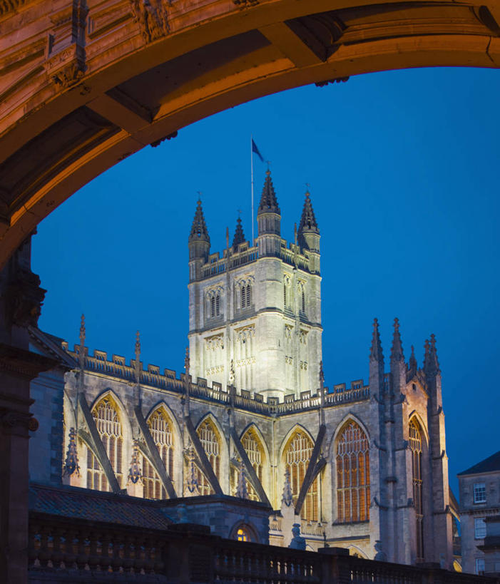 无人,竖图,室外,建筑,塔,英格兰,黄昏,摄影,照亮,英国文化,哥特式风格,万里无云,修院,彩图,英国国教