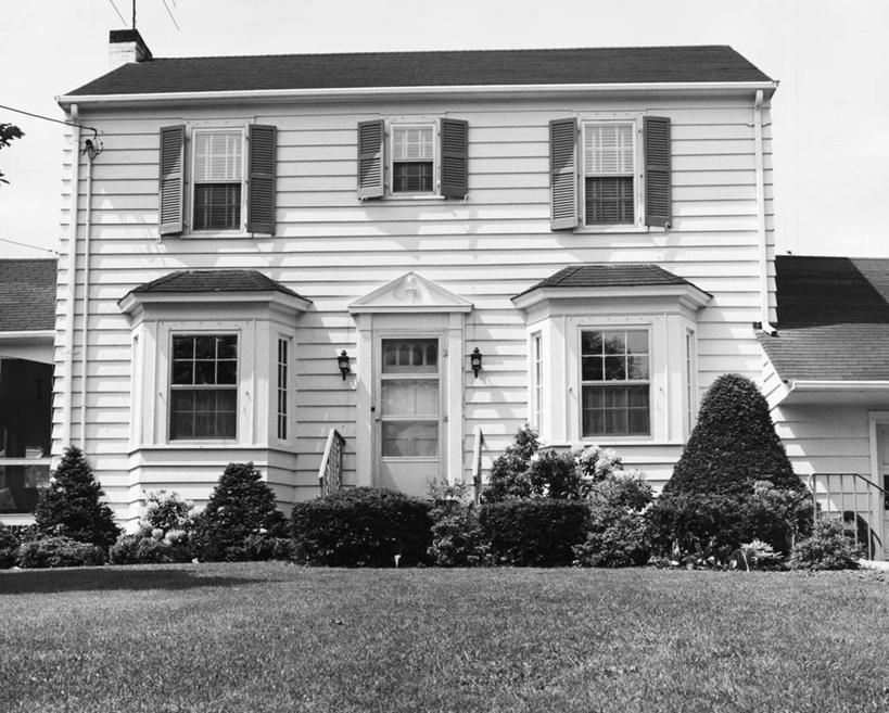 无人,横图,黑白,室外,白天,草坪,建筑,百叶窗,房屋,草,天空,摄影,住房