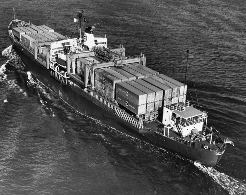 无人,横图,俯视,黑白,室外,白天,海洋,水,船,容器,运输,摄影,货运,货船,高角度拍摄