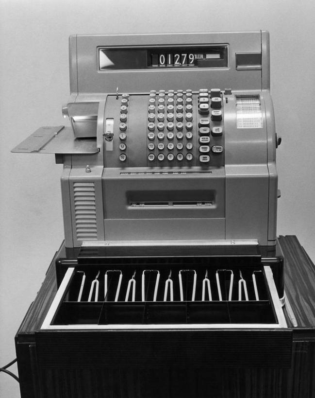 无人,竖图,黑白,室内,特写,商务,静物,古典,一个,打开,零售,金融,摄影,单个,怀旧,开启,企业,公司,记忆,收银机,过去