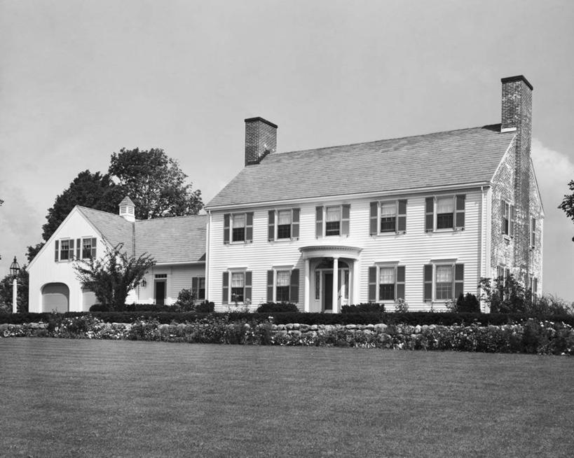 无人,横图,黑白,室外,白天,烟囱,草坪,建筑,百叶窗,房屋,草,树,天空,摄影,住房