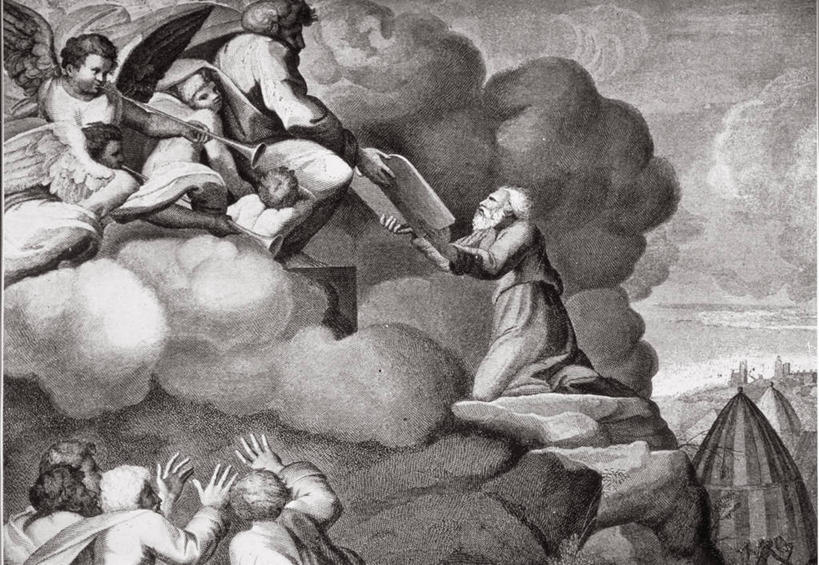 一个人,横图,室外,白天,绘画,山,非洲,埃及,天使,艺术,云,圣经,古典,文化,天空,工艺品,品味,摄影,宗教,美术,高雅,中东,基督教,阿拉伯埃及共和国,金字塔之国,棉花之国,美学,阿非利加洲,旧约,西奈山,何烈山,摩西山,男性,彩图,神,法律