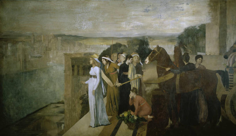 成年人,人群,横图,插画,室外,白天,绘画,数码,科技,马,阴影,艺术,网络,许多人,高光,几何,计算机图形,古典,合成,图画,文化,画,工艺品,品味,一群人,宗教,观看,美术,电脑合成图,数码合成图,高雅,基督教,合成图,漫画,写实,具体,具象,美学,巴比伦,旧约,美术工艺,男人,女人,彩图