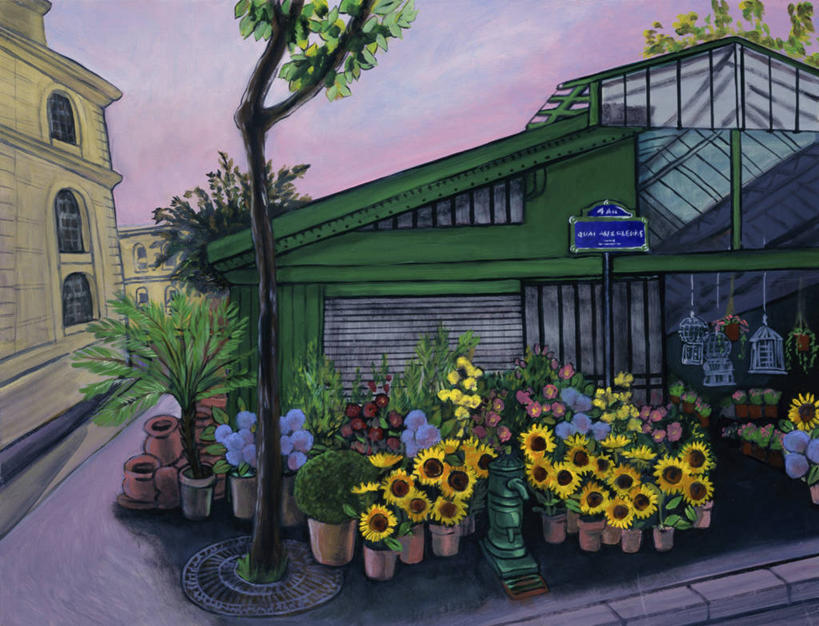 无人,横图,插画,室外,白天,绘画,数码,科技,植物,向日葵,花盆,油画,阴影,丰富,艺术,网络,高光,几何,计算机图形,古典,合成,图画,文化,现代,画,花市,工艺品,花束,品味,美术,电脑合成图,数码合成图,高雅,合成图,清新,漫画,写实,具体,具象,美学,美术工艺,彩图