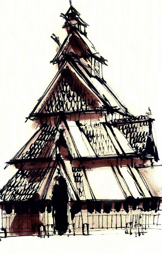 无人,博物馆,竖图,插画,室外,白天,白色背景,绘画,数码,科技,建筑,挪威,欧洲,阴影,艺术,网络,木制,首都,高光,几何,计算机图形,古典,合成,图画,历史,文化,画,工艺品,地标建筑,品味,宗教,美术,电脑合成图,数码合成图,高雅,基督教,合成图,宗教建筑,手艺,漫画,奥斯陆,写实,具体,具象,美学,灵性,美术工艺,彩图,传统文化,木教堂,过去