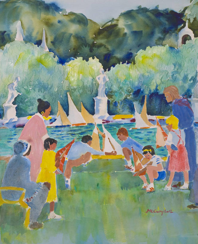 儿童,成年人,中年人,人群,公园,竖图,插画,室外,白天,绘画,数码,科技,喷泉,玩具,阴影,漂浮,艺术,网络,高光,几何,计算机图形,古典,合成,图画,文化,画,工艺品,品味,表,放松,颜料,美术,电脑合成图,数码合成图,高雅,合成图,手艺,漫画,写实,具体,具象,美学,美术工艺,男孩,女孩,中年女性,休闲活动,彩图,玩具船