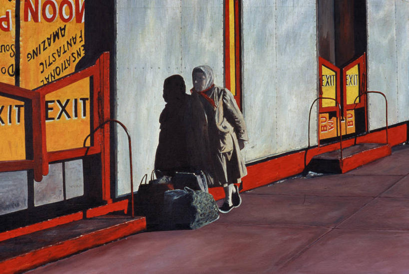 成年人,老年人,一个人,游乐园,站,横图,插画,室外,白天,绘画,数码,科技,手提箱,油画,纽约,美国,仅一个女性,仅一个人,阴影,艺术,网络,包,高光,几何,计算机图形,古典,合成,图画,文化,画,工艺品,品味,仅一个老年女性,英文字母,美术,电脑合成图,数码合成图,高雅,贫穷,合成图,漫画,纽约州,写实,具体,具象,美学,科尼岛,失业,老年女性,女人,女性,彩图,旅行