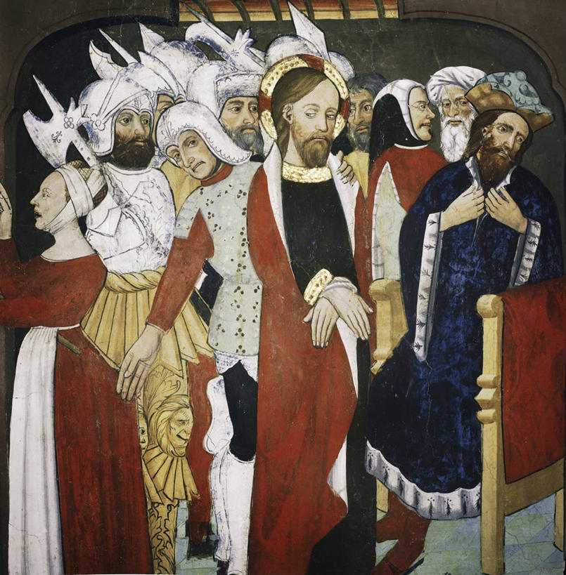 成年人,胡须,人群,站,坐,竖图,方图,插画,室内,民族服装,热情,数码,科技,士兵,阴影,网络,许多人,高光,几何,计算机图形,合成,图画,拿着,画,绳子,一群人,武器,人体,宗教,保护,电脑合成图,数码合成图,基督,基督教,合成图,天主教,耶稣,漫画,矛,处罚,皇室,救世主,写实,具体,具象,王座,基利斯督,弥赛亚,默西亚,戟,男人,女人,胡子,络腮胡,彩图,传统服装,民俗服