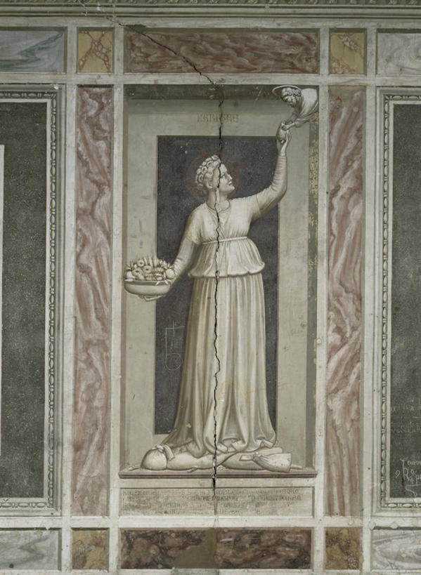 无人,建筑师,画家,竖图,插画,室内,数码,科技,意大利,阴影,丰富,网络,长袍,拱门,高光,几何,计算机图形,文艺复兴,合成,图画,拿着,饮食,画,碗,宗教,电脑合成图,数码合成图,基督教,合成图,漫画,写实,具体,具象,帕多瓦,乔托.迪.邦多纳,彩图,给予