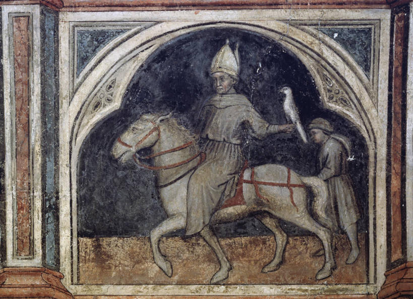 成年人,两个人,横图,插画,室外,白天,数码,科技,马,阴影,网络,捕食,高光,几何,计算机图形,合成,图画,历史,画,动物,两只,宗教,电脑合成图,数码合成图,基督教,合成图,漫画,猎鹰,写实,具体,具象,美术工艺,彩图,主教冠