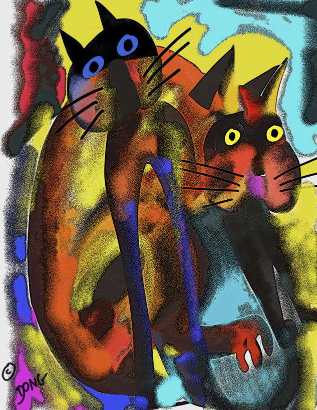 无人,竖图,插画,抽象,绘画,数码,科技,宠物,猫,阴影,艺术,网络,高光,几何,计算机图形,古典,合成,图画,文化,画,黑色,动物,工艺品,品味,两只,家畜,美术,电脑合成图,数码合成图,高雅,合成图,猫科动物,漫画,计算机制图,写实,具体,具象,美学,想法,美术工艺,彩图