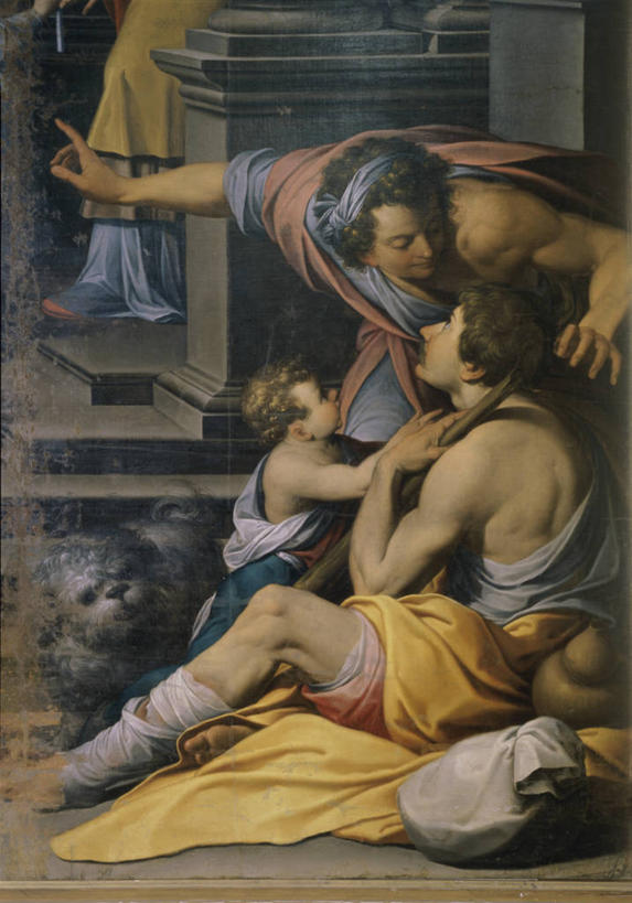 婴儿,儿童,成年人,三个人,人群,站,坐,竖图,插画,室外,白天,绘画,纯洁,数码,科技,狗,弯腰,阴影,艺术,网络,柱子,高光,几何,计算机图形,古典,合成,图画,文化,画,小孩,工艺品,品味,手势,可爱,宗教,活泼,部分,美术,电脑合成图,数码合成图,高雅,基督教,合成图,宝宝,出示,漫画,纯真,烂漫,无邪,写实,具体,具象,美学,伶俐,天真,年轻男性,孩子,年轻人,说话,彩图,浪漫主义,打手势