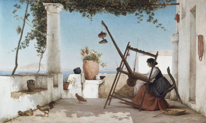 成年人,一个人,坐,横图,插画,室外,白天,侧面,绘画,数码,科技,山,椅子,纺织品,日光,仅一个女性,三只,阴影,服装,朦胧,模糊,艺术,卷曲,编织,缠绕,网络,地平线,水平线,织物,高光,几何,计算机图形,古典,合成,图画,休闲装,旋转,文化,线团,画,纺织,衣服,工艺品,毛线,品味,职业,放松,服饰,牲畜,美术,电脑合成图,数码合成图,高雅,衣着,合成图,穿着,漫画,写实,具体,具象,美学,衣饰,织机,美术工艺,手纺车,岩石,彩图