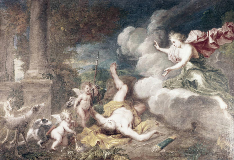 成年人,裸体,四个人,人群,站,横图,插画,室外,绘画,数码,科技,狗,三只,天使,阴影,神话,艺术,网络,弓箭,柱子,云,高光,几何,计算机图形,古典,合成,图画,拿着,文化,画,树,工艺品,品味,武器,小天使,美术,电脑合成图,数码合成图,高雅,合成图,漫画,矛,恢复,灰猎犬,写实,具体,具象,美学,男人,仰卧,彩图