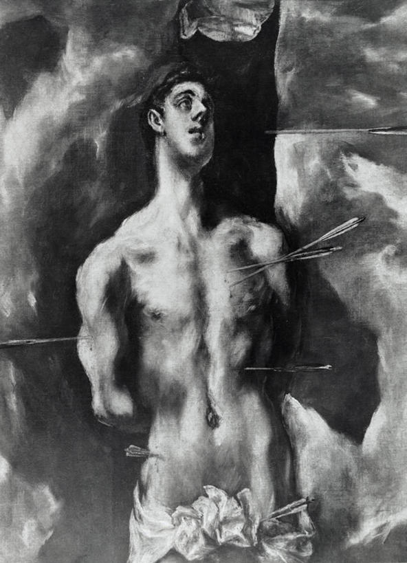 成年人,一个人,竖图,插画,室外,白天,正面,绘画,数码,科技,仅一个男性,阴影,艺术,网络,云,高光,几何,计算机图形,古典,合成,图画,历史,文化,裸露,画,树干,箭,工艺品,品味,向上看,人体,宗教,美术,电脑合成图,数码合成图,高雅,基督教,合成图,裸,漫画,处罚,写实,具体,具象,美学,悲痛,圣塞巴斯蒂安,彩图,矫饰主义