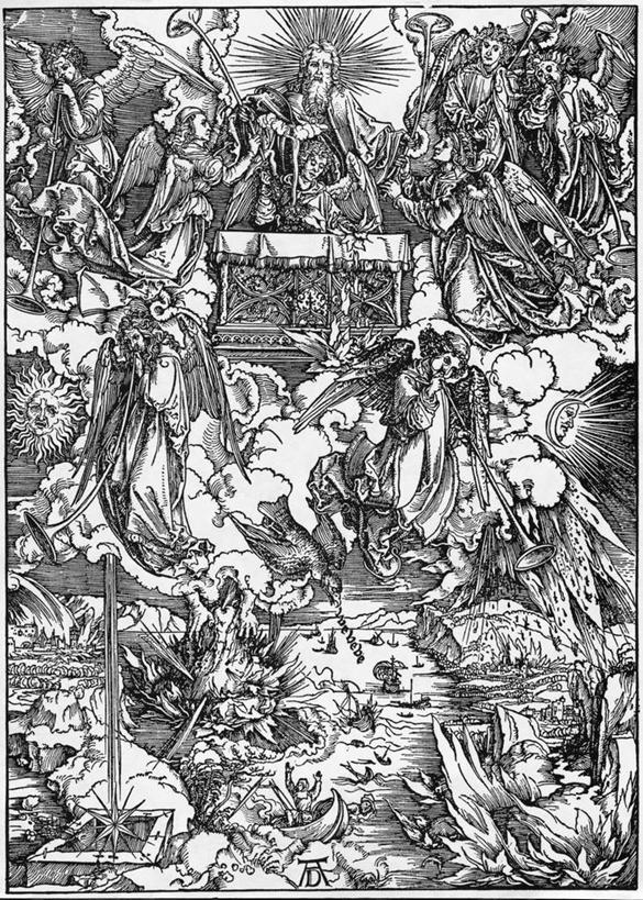 成年人,人群,坐,竖图,黑白,插画,室外,数码,科技,山,太阳,火,天使,阴影,网络,月亮,云,星星,小号,许多人,高光,几何,计算机图形,合成,图画,画,一群人,宗教,落下,电脑合成图,数码合成图,权威,基督,基督教,合成图,天主教,耶稣,毁灭,漫画,救世主,写实,具体,具象,邪恶,基利斯督,弥赛亚,默西亚,灵性,丢勒,男人,女人,王冠,神,雕刻术