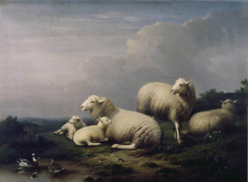 无人,坐,横图,插画,室外,白天,绘画,农业,数码,科技,美景,阴影,艺术,网络,鸭子,池塘,景观,田地,云,高光,几何,计算机图形,古典,合成,图画,文化,画,天空,自然,动物,工艺品,品味,休息,景色,牲畜,美术,电脑合成图,数码合成图,高雅,合成图,羊羔,自然风光,漫画,写实,具体,具象,美学,美术工艺,绵羊,彩图