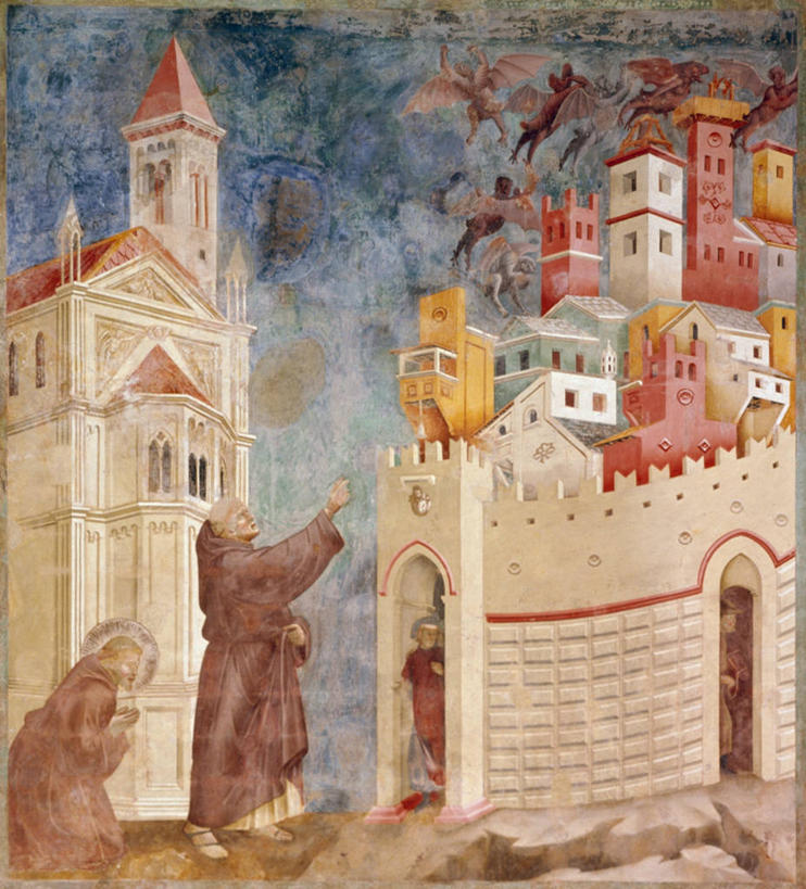 成年人,三个人,站,竖图,插画,室外,白天,数码,科技,城市,建筑,意大利,阴影,网络,大门,高光,几何,计算机图形,文艺复兴,合成,图画,画,手势,虚构,电脑合成图,数码合成图,控制,合成图,漫画,魔鬼,写实,具体,具象,邪恶,圣人,阿西西,僧侣,彩图,打手势,阿雷佐