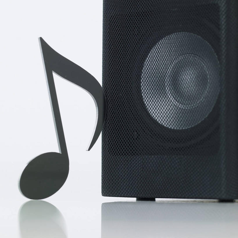 无人,方图,室内,特写,白天,白色背景,正面,机器,静物,阴影,反射,影子,音响,音乐,设备,喇叭,一个,黑色,摄影,影棚,单个,节拍,扬声器,乐符,音符,器件,符头,符干,符尾,乐章,彩图,影棚拍摄,拍摄,电声换能器