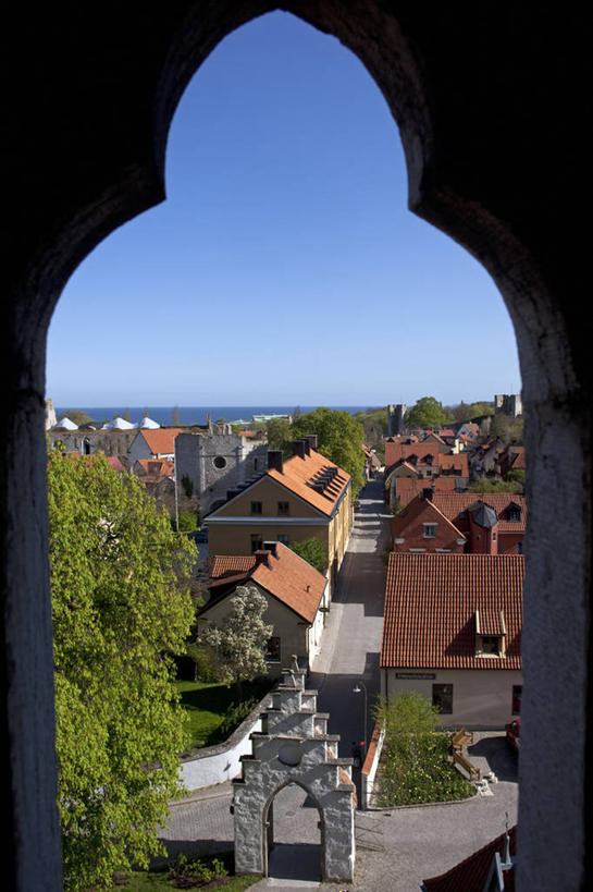 无人,教堂,竖图,瑞典,欧洲,岛,中世纪,历史,地标建筑,摄影,宗教,斯堪的纳维亚,斯堪狄纳维亚半岛,维斯比,彩图,旅行,大教堂,波罗的海三国,传统文化,联合国教科文组织