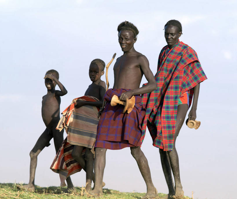 儿童,人群,商店,跑,横图,室外,白天,非洲,埃塞俄比亚,河岸,摄影,剪影,牧人,紧迫,男孩,女孩,步行,彩图,传统服装,传统文化