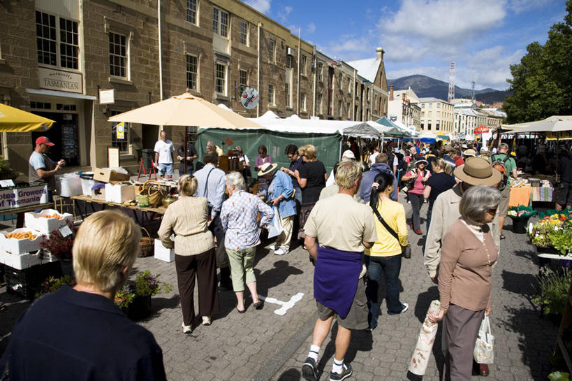 商店,横图,室外,购物,旅游,澳大利亚,行人,游客,游人,市场,历史,货摊,萨拉曼卡,路人,旅客,摄影,塔斯马尼亚,忙碌,霍巴特,过客,彩图,传统文化