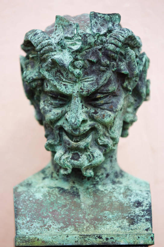 无人,竖图,雕塑,雕像,岛,历史,绿色,摄影,青铜,酒神狄俄尼索斯,彩图,巴哈马群岛,铜绿