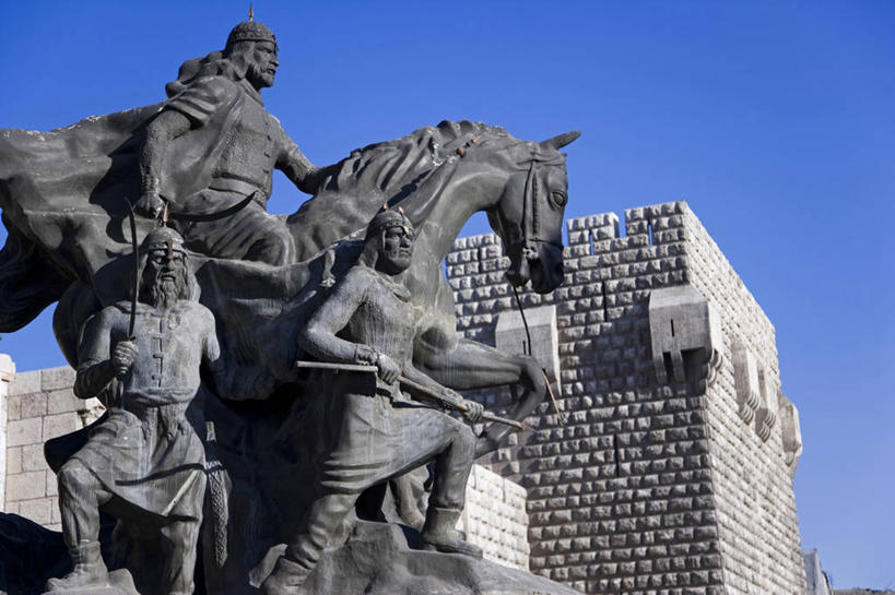 无人,横图,建筑,叙利亚,苏丹,雕像,城堡,古城,首都,摄影,保护,中东,要塞,大马士革,彩图