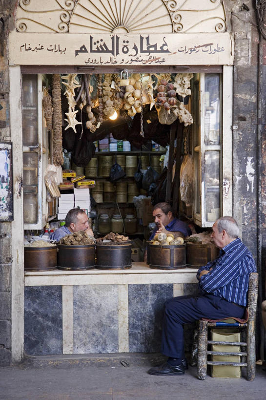 成年人,商店,竖图,满意,叙利亚,古城,市场,首都,放松,摄影,中东,膳食,大马士革,男人,彩图