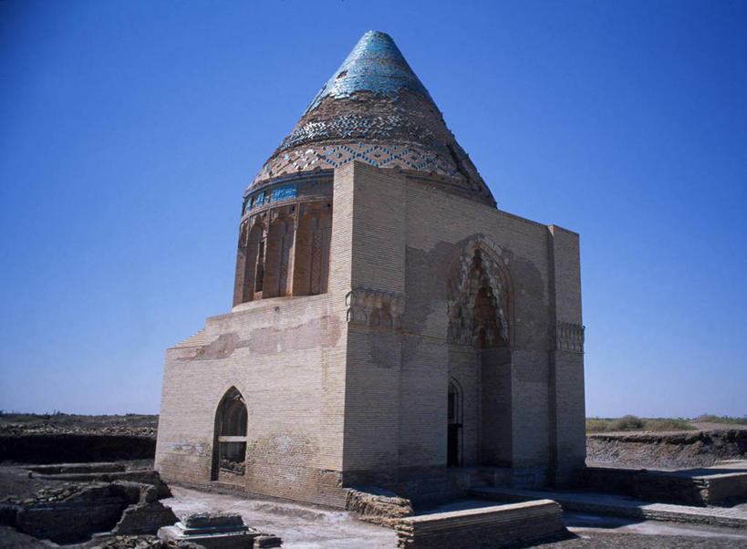 无人,横图,土库曼斯坦,亚洲,沙子,首都,历史,废墟,祈祷,摄影,坟墓,伊斯兰教,中亚,圆顶建筑,宗教建筑,清真寺,建筑材料,彩图