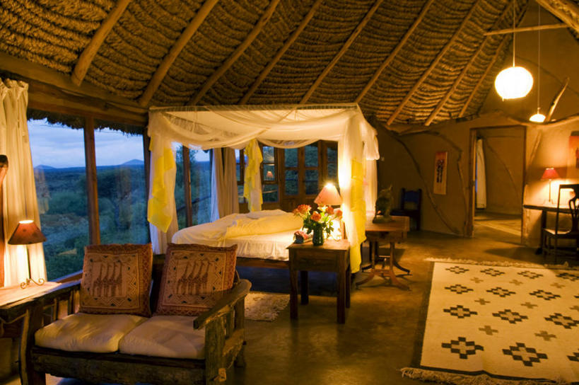 无人,横图,室内,床,卧室,非洲,肯尼亚,双人床,浪漫,黄昏,摄影,彩图,旅行