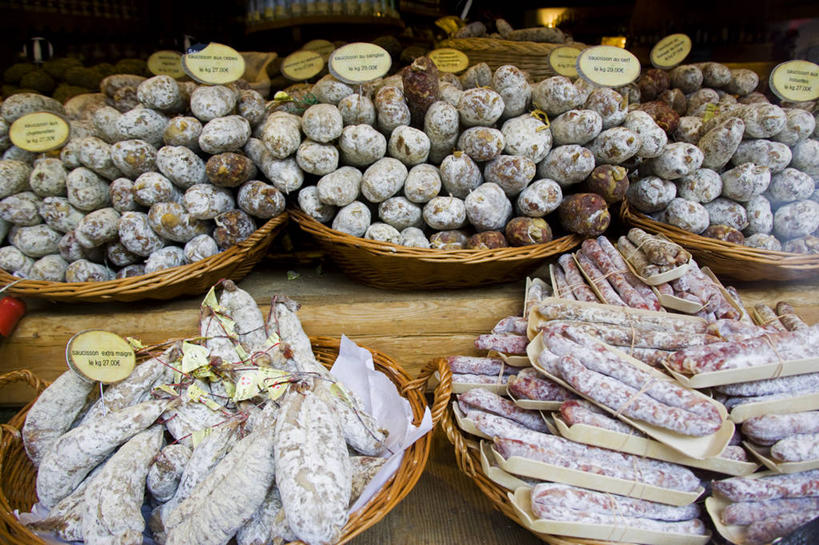 无人,横图,法国,欧洲,肉,香肠,食品,饮食,摄影,有机食品,西欧,法兰西,法式食品,法国文化,法兰西共和国,法兰西第五共和国,霞慕尼,彩图,旅行,罗讷.阿尔卑斯,罗讷.阿尔卑斯大区,传统文化