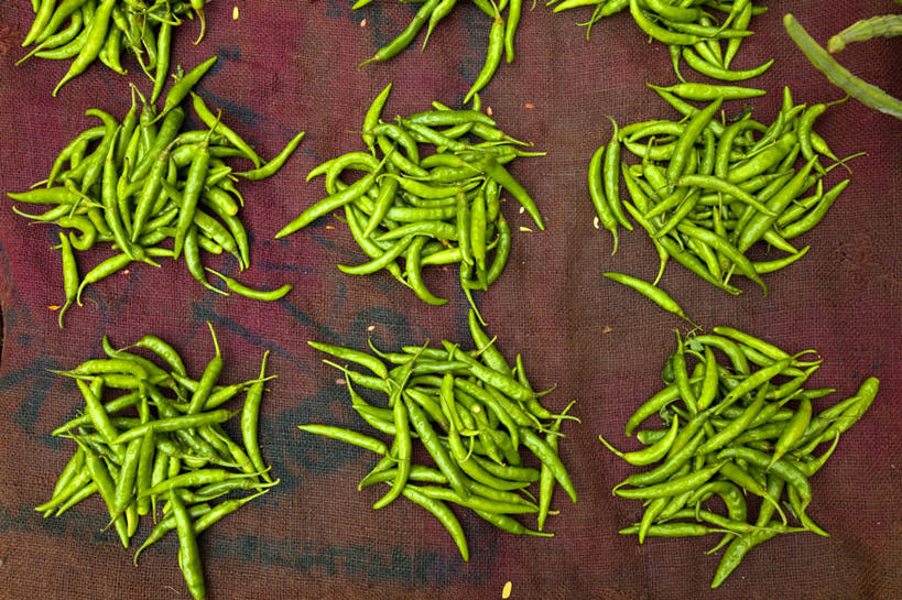 无人,横图,辣椒,蔬菜,印度,亚洲,市场,绿色,摄影,泰米尔纳德邦,印度次大陆,彩图