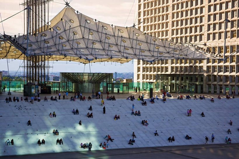 无人,横图,商务,时尚,建筑业,城市,建筑,雕塑,法国,巴黎,欧洲,雕像,首都,现代,布置,地标建筑,摄影,法国文化,拉德芳斯,彩图