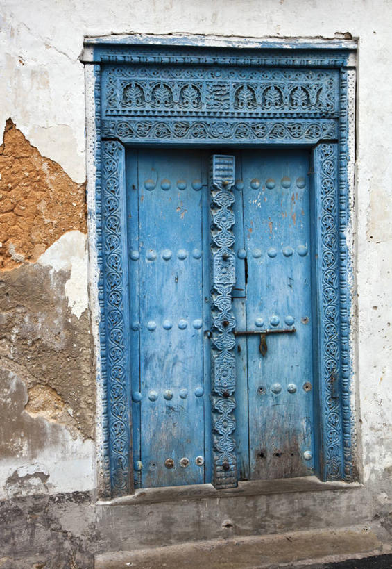 无人,竖图,门,非洲,坦桑尼亚,堆积,木制,正门,门口,历史,蓝色,摄影,风化,作画,奴隶,桑吉巴尔,风蚀,石化,风蚀地貌,岩石层,岩石,彩图,旅行