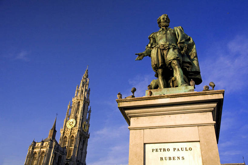 无人,横图,雕塑,比利时,欧洲,雕像,历史,摄影,巴洛克风格,安特卫普,法兰德斯,彩图