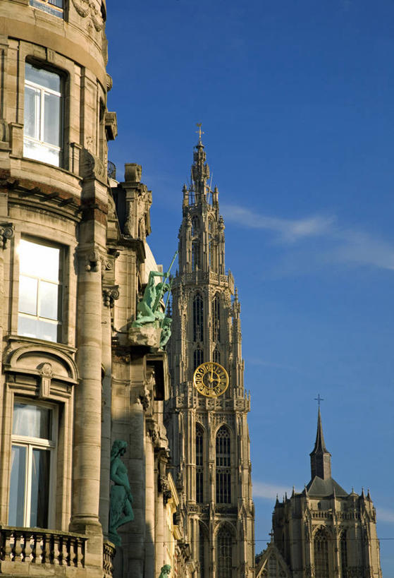 无人,竖图,时尚,建筑,比利时,欧洲,塔,摄影,哥特式风格,中欧,安特卫普,法兰德斯,彩图,大教堂